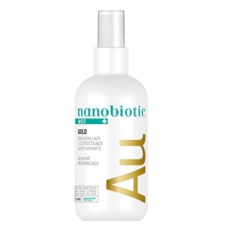 NANOBIOTIC Gold - odbudowujące i oczyszczające ZŁOTO - wyrób medyczny 150ml